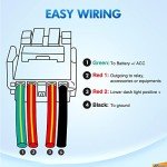 Nilight Zombie Lights Push Button Switch Kit