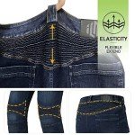 Men's CE Armored Dirt Bike Riding Pants - Blue