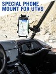 360° UTV Phone Mount for 1.75-2" Roll Bars
