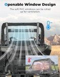 KEMIMOTO XP 1000 Soft Rear Windshield for UTVs