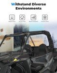 KEMIMOTO XP 1000 Soft Rear Windshield for UTVs