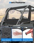 KEMIMOTO XP 1000 Soft Rear Windshield for UTVs