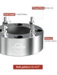 Jyoelron 4x110 ATV Wheel Spacers - 2" Thick