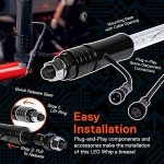 RGB LED Whip Light with Remote - USA Flag