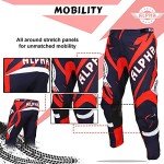 Alpha Cycle Gear Red Racing Pants - Size 34