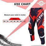 Alpha Cycle Gear Red Racing Pants - Size 34