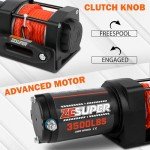 ZESUPER 3500 lb 12V Electric Winch with Remote