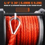 ZESUPER 3500 lb 12V Electric Winch with Remote