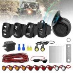 Universal ATV/UTV Turn Signal Kit with Horn