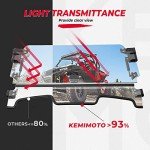 KEMIMOTO 3-in-1 Windshield for Polaris RZR 1000