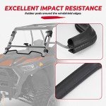 KEMIMOTO 3-in-1 Windshield for Polaris RZR 1000