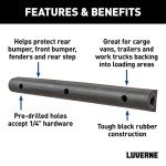 LUVERNE Universal 20-Inch Rubber Bumper Guard Strips