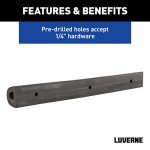 LUVERNE Universal 20-Inch Rubber Bumper Guard Strips
