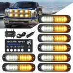 Xprite LED Strobe Light Kit for Vehicles - 8PCS