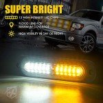 Xprite LED Strobe Light Kit for Vehicles - 8PCS