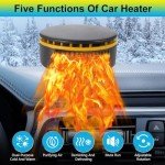 12V Portable Car Heater Fan for Fast Defogging