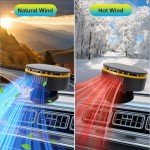 12V Portable Car Heater Fan for Fast Defogging