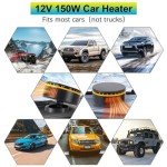 12V Portable Car Heater Fan for Fast Defogging