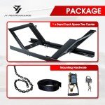 Adjustable Spare Tire Rack with Cover for Trucks