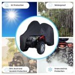 Heavy Duty Waterproof ATV Trailer Cover 83"-103