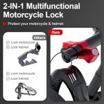 JAGASOL Anti-Theft Lock & Helmet Combo for ATV