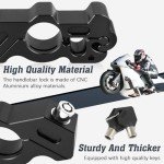 Motorcycle Grip Lock and Anti-Theft Securing System