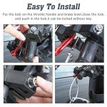 Motorcycle Grip Lock and Anti-Theft Securing System