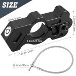 Motorcycle Grip Lock and Anti-Theft Securing System