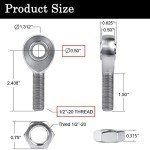 GaiRen 1/2” Chromoly Heim Joint Rod End Kit