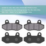 4pcs Disc Brake Pads for ATVs and Go Karts