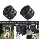 Winch Cable Hook Rubber Stopper with Allen Wrench