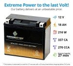 Chrome Battery YTX20-BS ATV and Motorcycle Battery