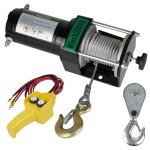 12V 3000 lbs Electric Winch Kit with Remote