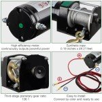 12V 3000 lbs Electric Winch Kit with Remote