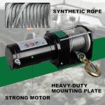 12V 3000 lbs Electric Winch Kit with Remote