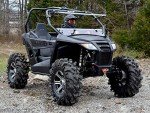 SuperATV Scratch-Resistant Flip Windshield for Arctic Cat