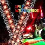 KEMIMOTO 4ft LED Whip Lights for UTVs & ATVs