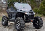 Heavy-Duty Scratch Resistant ATV Flip Windshield