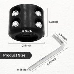 Augeny ATV Winch Cable Hook Stopper - Black