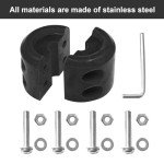 Augeny ATV Winch Cable Hook Stopper - Black