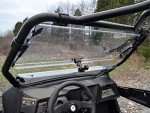 SuperATV Scratch-Resistant Flip Windshield for Arctic Cat