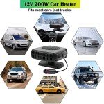 12V 200W Car Heater Defrost & Demist Solution