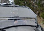 Heavy-Duty Scratch Resistant ATV Flip Windshield