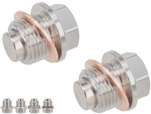Stainless Steel Magnetic Hex Oil Plug Set for ATVs