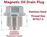 Stainless Steel Magnetic Hex Oil Plug Set for ATVs