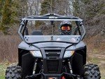 SuperATV Scratch-Resistant Flip Windshield for Arctic Cat