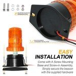 30W Amber LED Strobe Safety Light for Vehicles