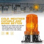 30W Amber LED Strobe Safety Light for Vehicles