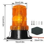 30W Amber LED Strobe Safety Light for Vehicles