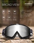 BATFOX UV400 ATV Goggles for Men, Women, Youth